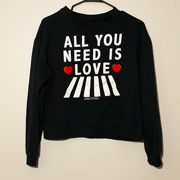 "All You Need is Love" Graphic Sweater - Picture 1 of 7
